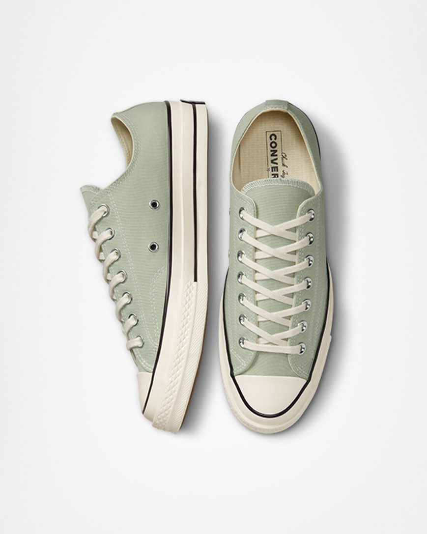 Pánské Boty Nízké Converse Chuck 70 Vintage Platene Olivy Zelené Černé | CZ GF31N85